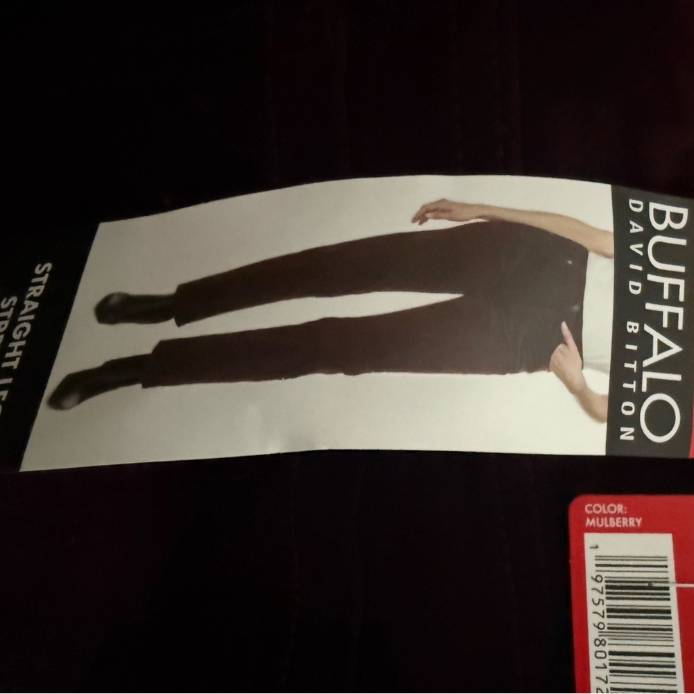 ⭐️ Firm Price ⭐️ New with tags Buffalo David Bitton Mulberry corduroy Trousers - Picture 3 of 5